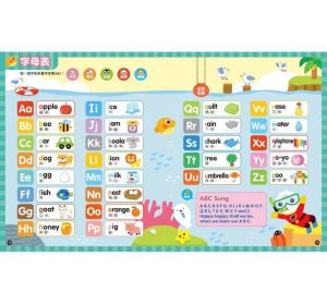 風車編輯群 小手點讀學前啟蒙百科(ㄅㄆㄇ+ABC+123+兒歌)FOOD超人 風車