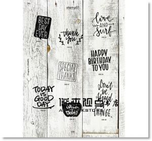Azusa Tamura, TAM’S WORKS《Hand Lettering 手寫字素材集》旗標