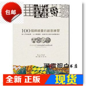 现货 凱絲．霍爾 《100個禪繞畫的創意練習》 遠流