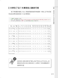 施威銘《跨領域學 Python：資料科學基礎養成》旗標